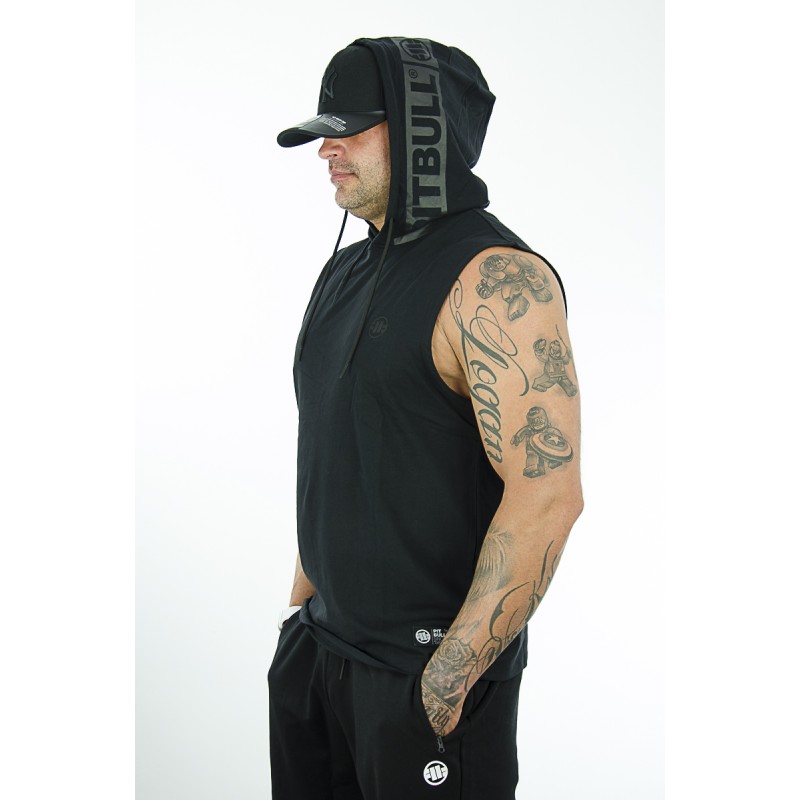 Tank-Top PIT BULL z kapturem Hilltop czarny