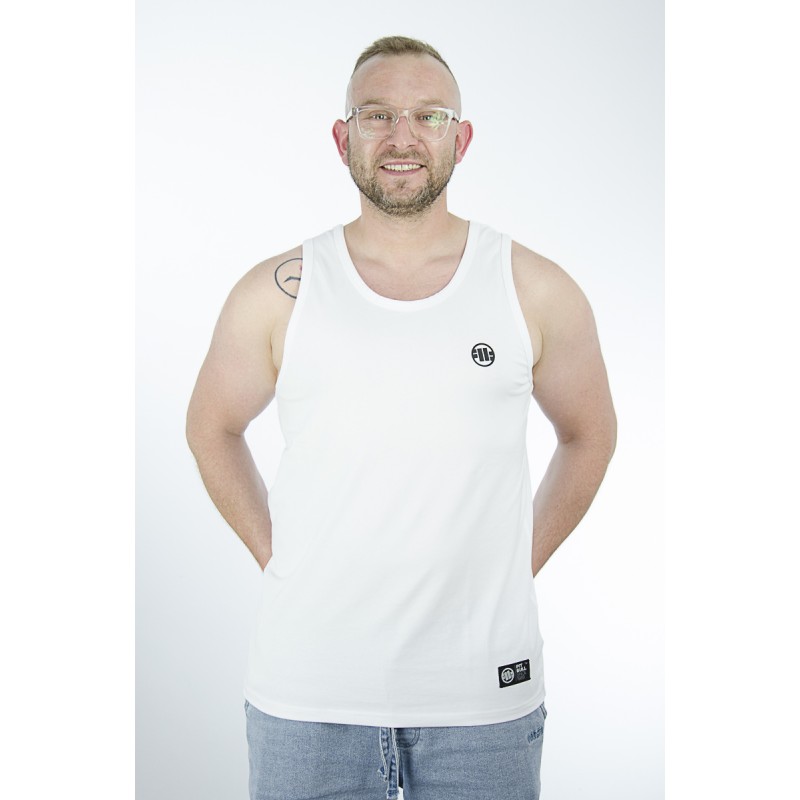 Tank-Top PIT BULL Small Logo biały