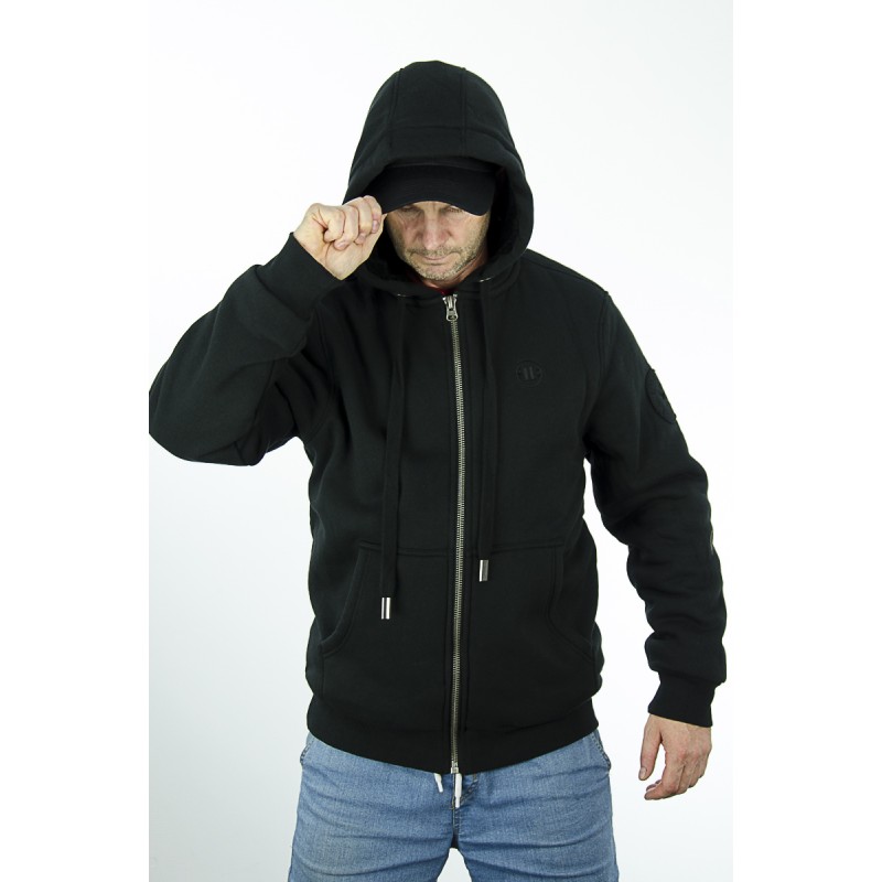 Bluza PIT BULL zip z kapturem Sherpa Ruffin 2 czarny