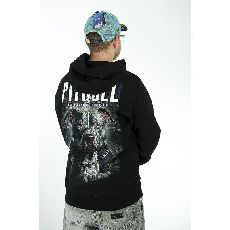 Bluza PIT BULL z kapturem Street King czarny