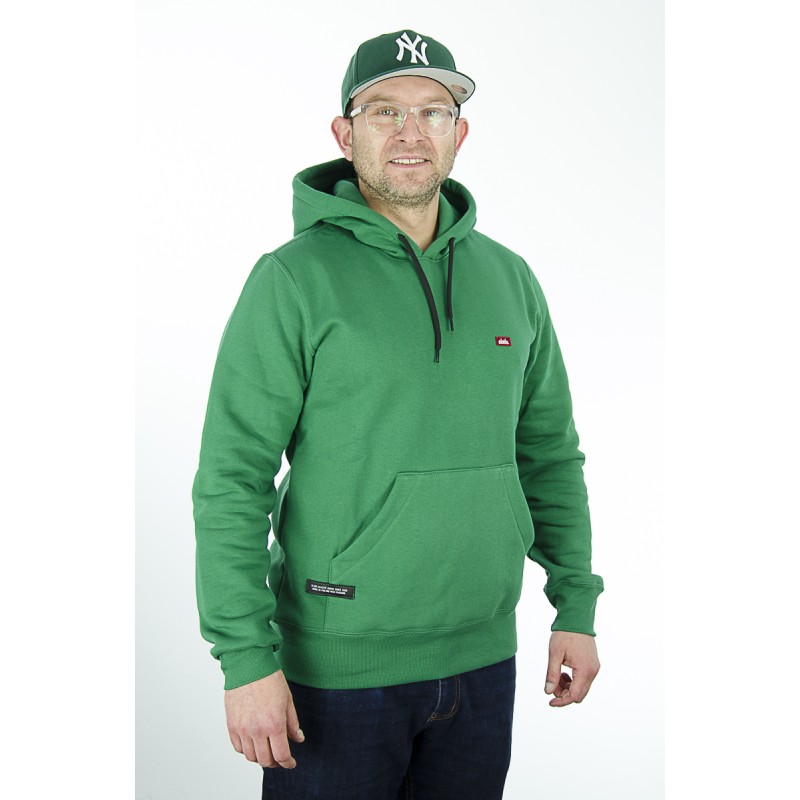 Bluza ELADE z kapturem Patch zielony