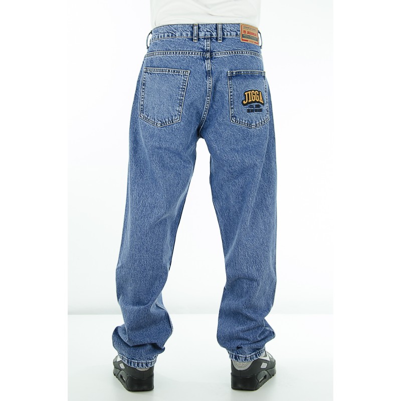 Spodnie JIGGA Wear Baggy Outline jasny jeans