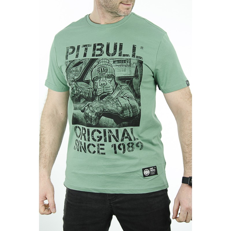 T-Shirt PIT BULL Drive miętowy
