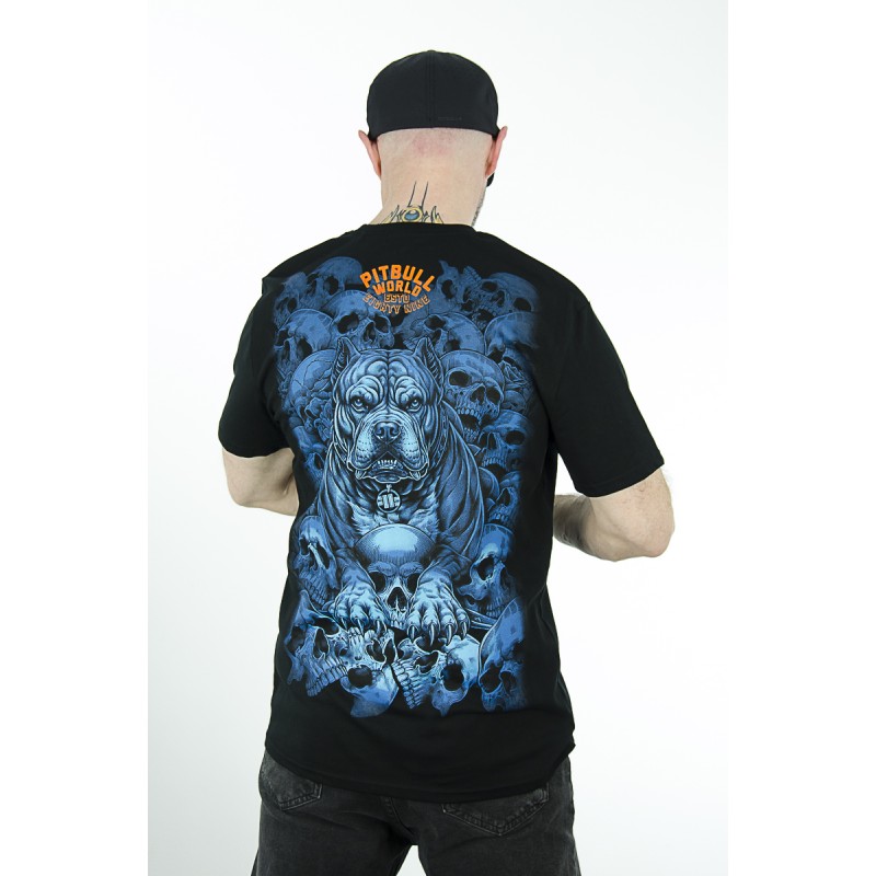 T-Shirt PIT BULL Guardian Angel czarny