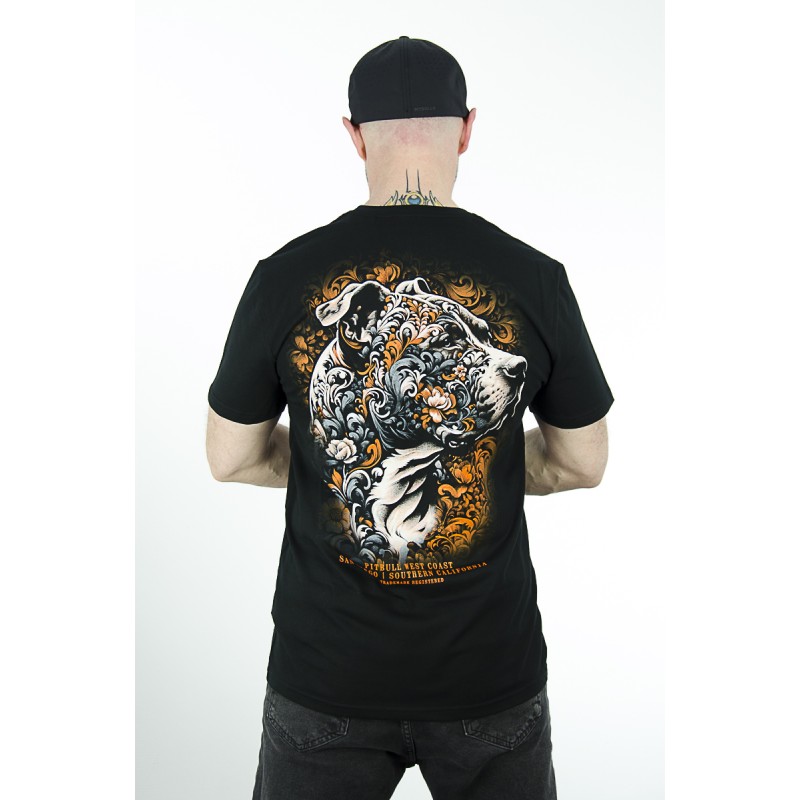 T-Shirt PIT BULL Tattoo czarny