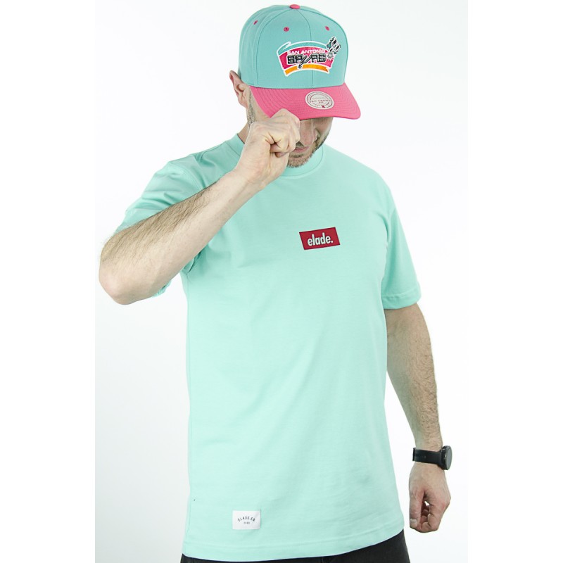 T-Shirt ELADE Box Logo 3D miętowy