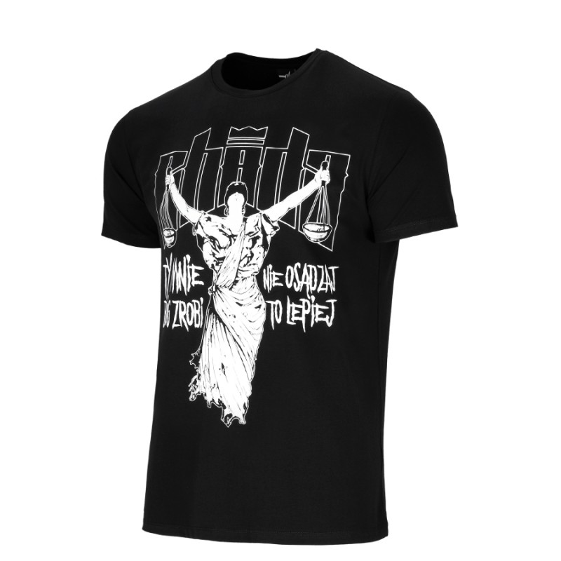 T-Shirt PROCEDER Nie osądzaj czarny