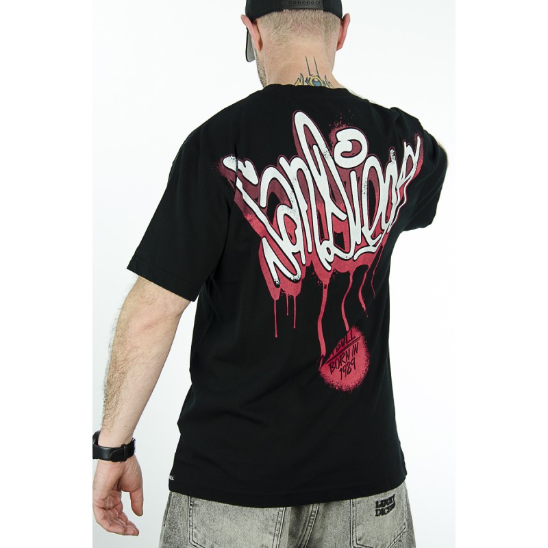 T-Shirt PIT BULL Graffiti czarny