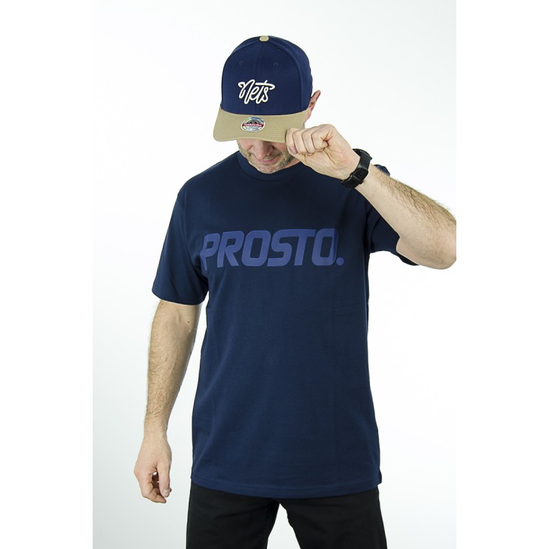 T-Shirt PROSTO Biglog granat