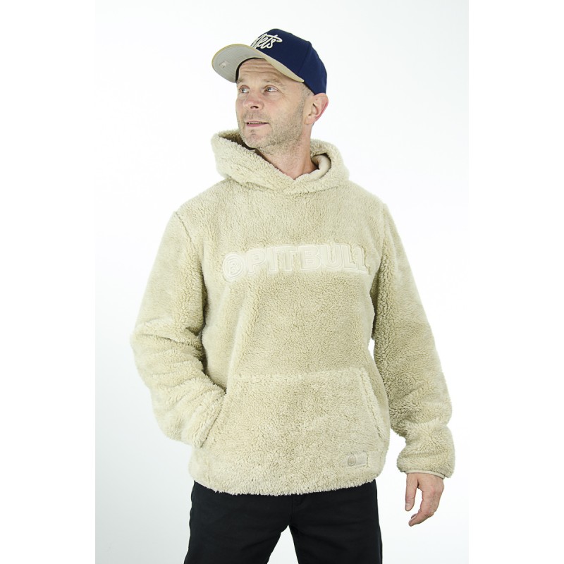 Bluza PITBULL z kapturem Aragon beż
