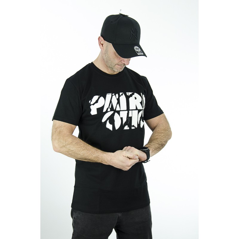 T-Shirt PATRIOTIC Torn czarny