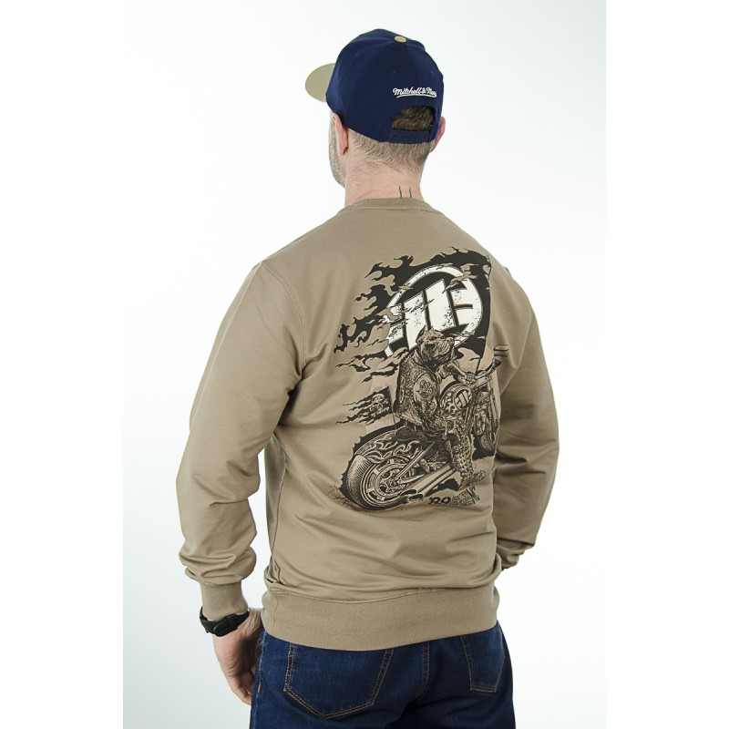 Bluza PIT BULL MC ciemny beż