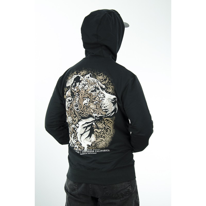 Bluza PIT BULL z kapturem Tattoo czarny