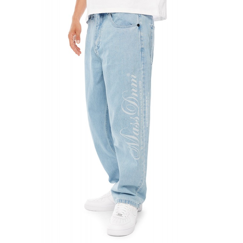 Spodnie MASS baggy Authentic jasny jeans