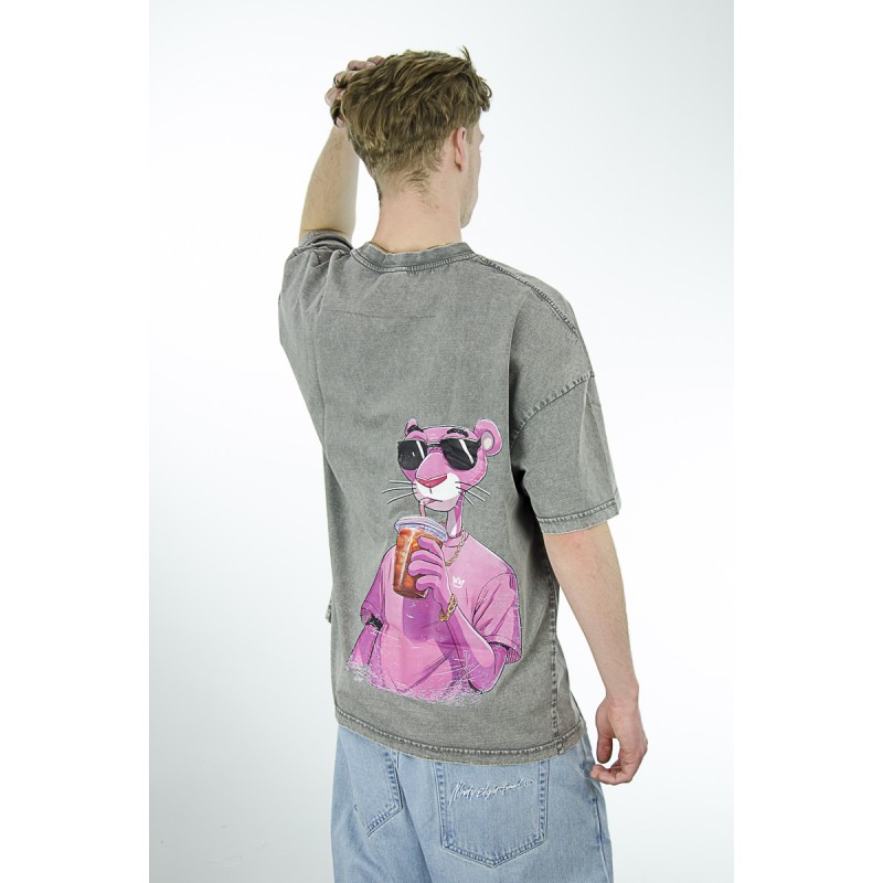 T-Shirt JIGGA G Panther grafit