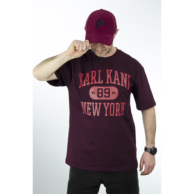 Koszulka KARL KANI Heritage 89 bordo
