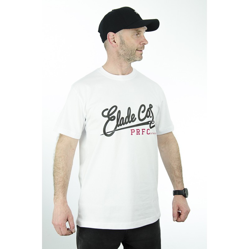 T-Shirt ELADE Needle biały