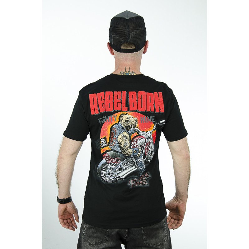 T-Shirt PIT BULL Rebel Born...