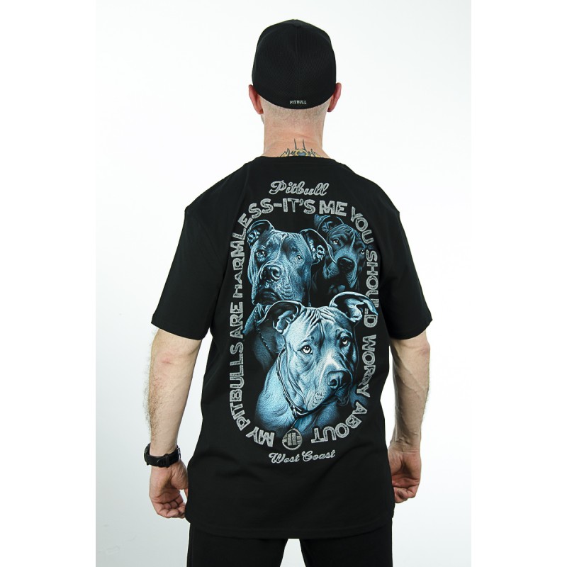 T-Shirt PIT BULL Protector czarny