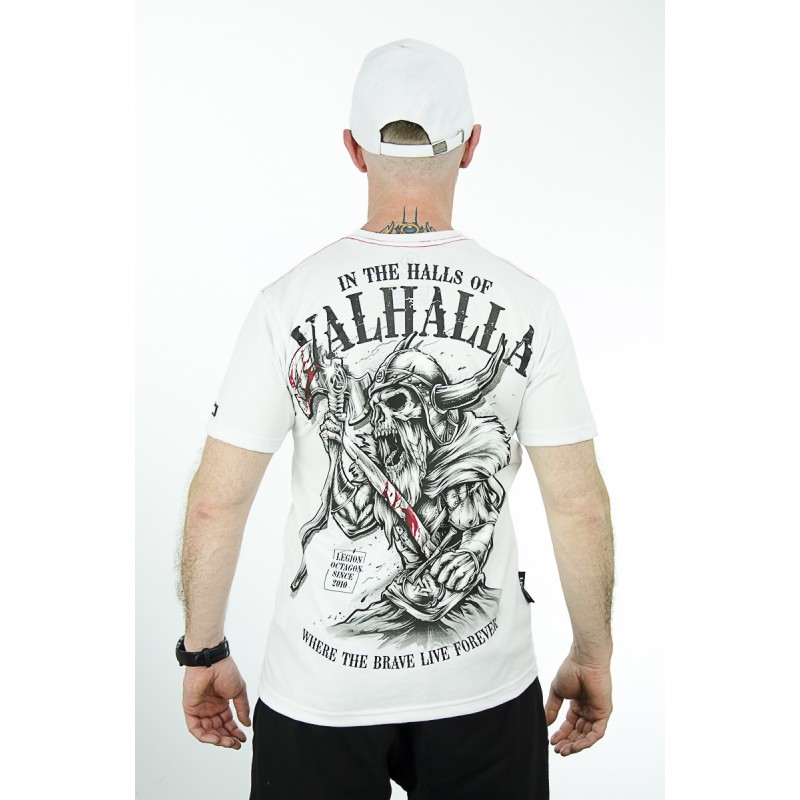 T-Shirt OCTAGON Valhalla biały