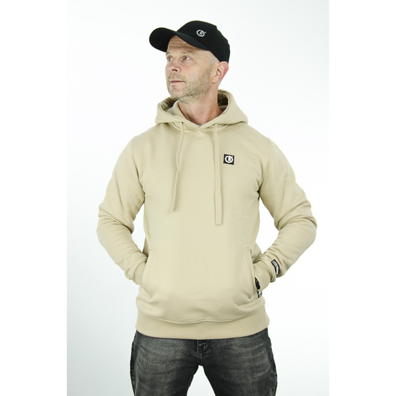 Bluza OCTAGON z kapturem Small Logo beż