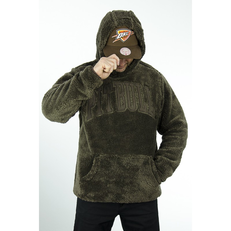 Bluza PIT BULL z kapturem Aragon Norton brąz
