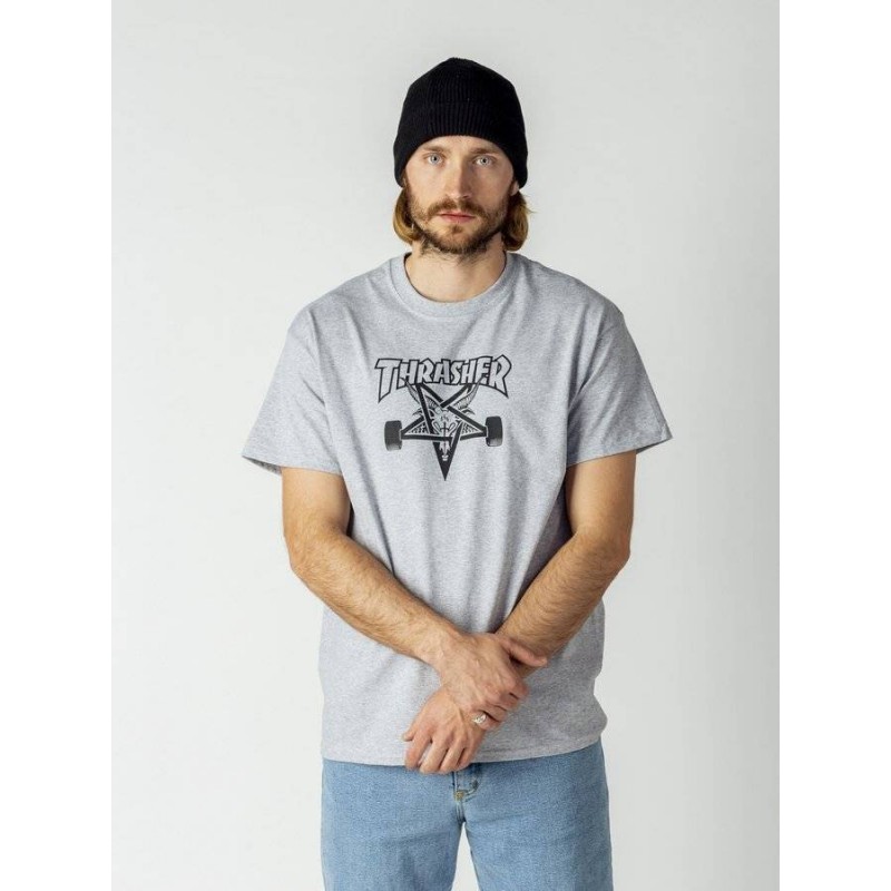 T-Shirt THRASHER Sk8 Goat szary