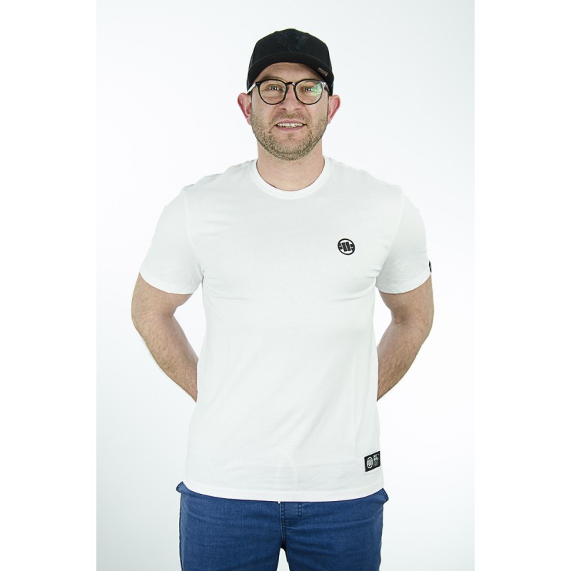 T-Shirt PIT BULL Small Logo biały