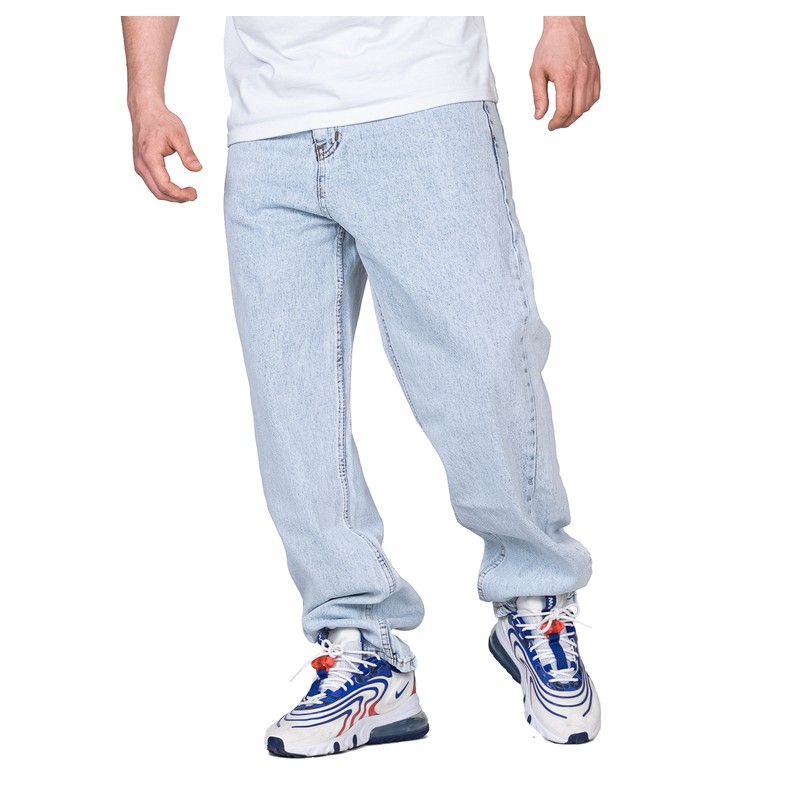 Spodnie NBL jeans Baggy jasny błękit