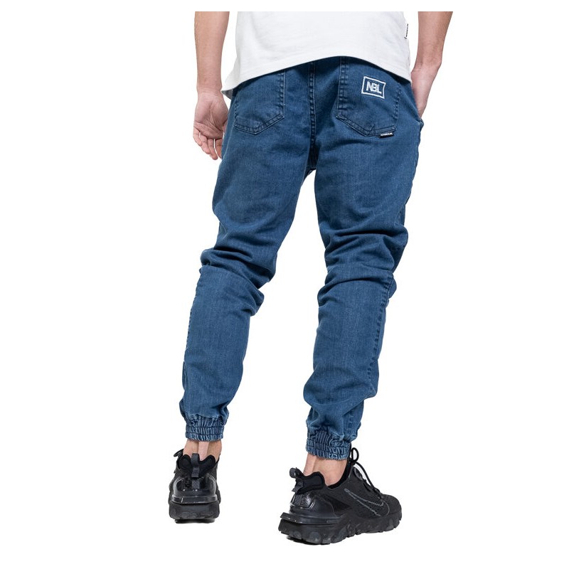 Spodnie NBL jogger jeans Icon niebieski