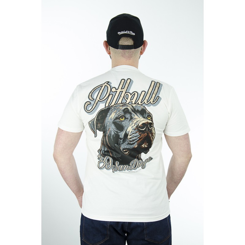 T-Shirt PIT BULL Original biały